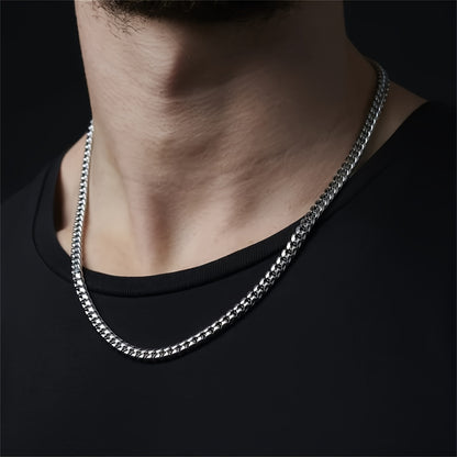 Cuban Link Chain Necklace for Husband from Wife – 'I Love You Forever' | Thoughtful Gift with Card & Gift Box