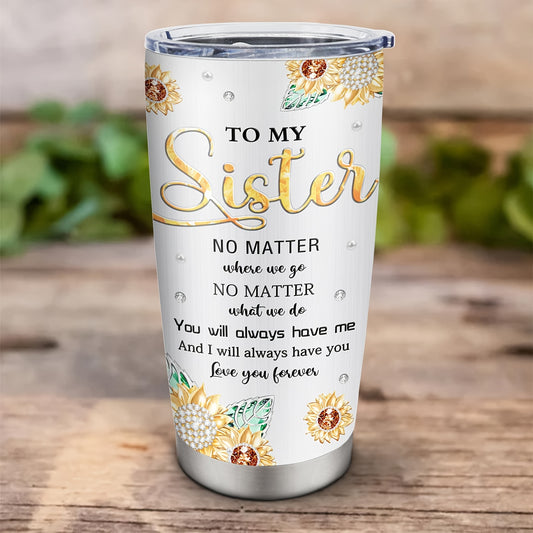 20oz Funny Sisters Tumbler - A Unique and Durable Gift for Sisters on Birthdays, Christmas, and Special Occasions