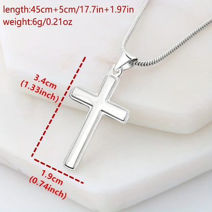 Cross Pendant Necklace – A Timeless Gift for Grandfather and Grandson