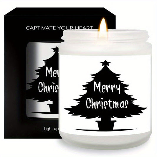 Merry Christmas Lavender Scented Candle – Spreading Love & Warmth this Holiday Season