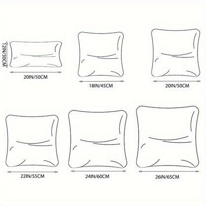 100% Virgin Fiber Phantoscope Pillow Inserts – Hypoallergenic, Soft & Plush for Home Decoration