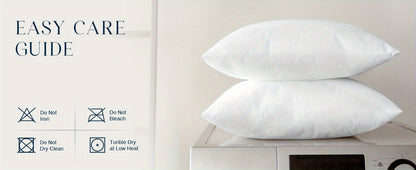 100% Virgin Fiber Phantoscope Pillow Inserts – Hypoallergenic, Soft & Plush for Home Decoration