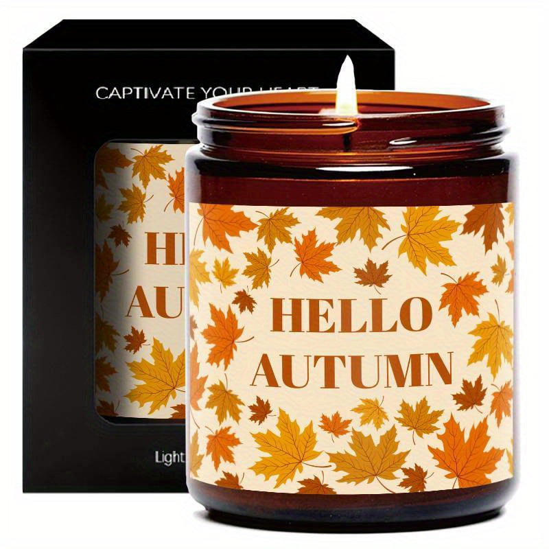 Autumn Harvest Candle – Ideal Thanksgiving Gift for Friends, Family & Home Decor