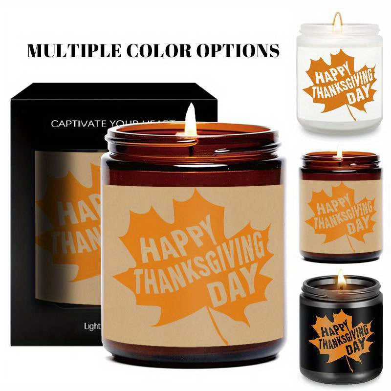 Lavender Scented Candle – Ideal Autumn Decor & Meaningful Gift for Thanksgiving