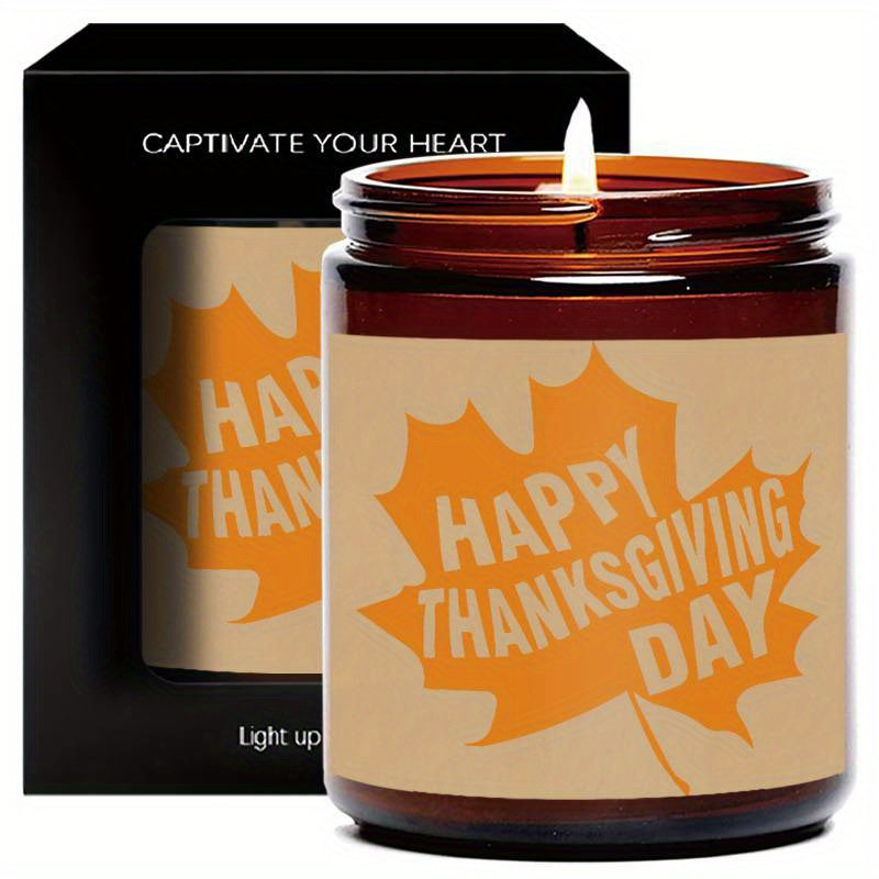 Lavender Scented Candle – Ideal Autumn Decor & Meaningful Gift for Thanksgiving