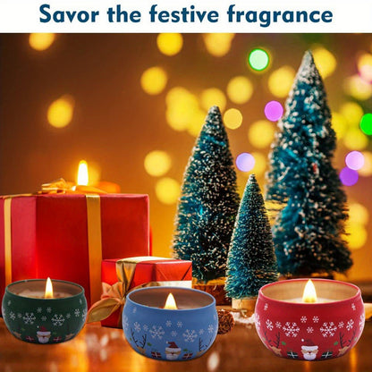 4pcs Scented Candle Set - Perfect Christmas Gifts for Women, Mom, Wife, and Colleagues