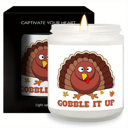 Festive Thanksgiving Candle Set – Gobble It Up for Fall Decor