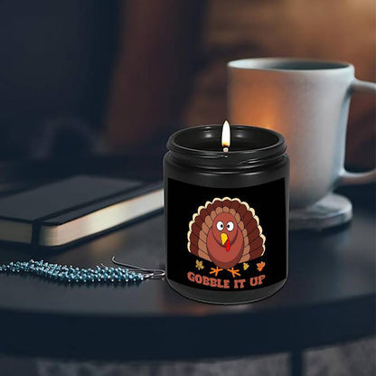 Festive Thanksgiving Candle Set – Gobble It Up for Fall Decor