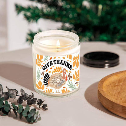 Fall-Themed Candle Set – Turkey Design Candles for Thanksgiving Decorations