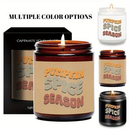 Autumn Scented Pumpkin Candle - A Cozy and Fun Seasonal Gift