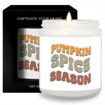 Autumn Scented Pumpkin Candle - A Cozy and Fun Seasonal Gift