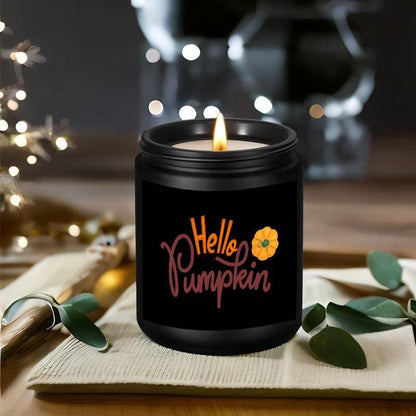 Hello Pumpkin Candle – Cozy Lavender Scent for Fall & Thanksgiving Celebrations