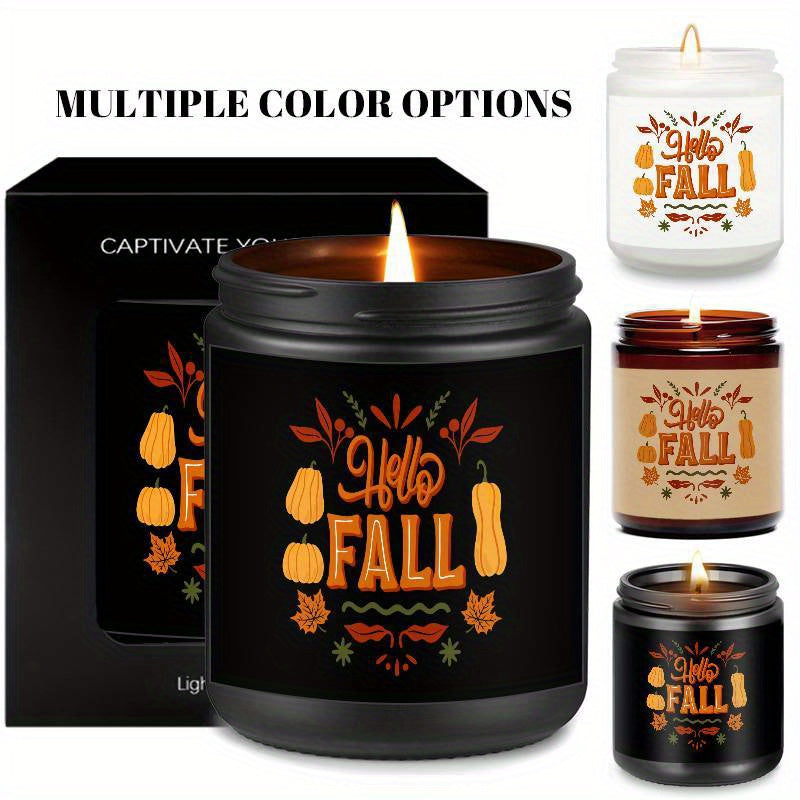 Hello Fall Aromatherapy Candle – Perfect for Thanksgiving & Seasonal Relaxation