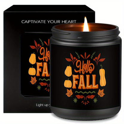 Hello Fall Aromatherapy Candle – Perfect for Thanksgiving & Seasonal Relaxation