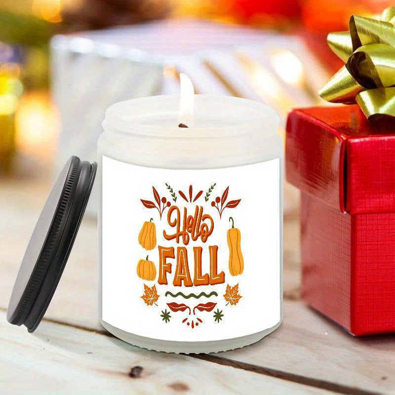 Hello Fall Aromatherapy Candle – Perfect for Thanksgiving & Seasonal Relaxation