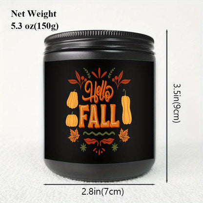 Hello Fall Aromatherapy Candle – Perfect for Thanksgiving & Seasonal Relaxation