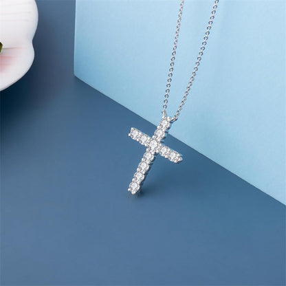 Gift Box Set of Cross Necklace – A Heartfelt Gift for Granddaughter on Valentine's Day, Birthdays, Thanksgiving, or Christmas