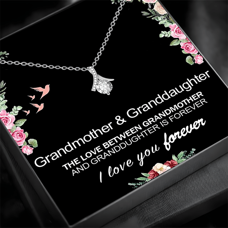 Gift Box for New Necklaces – A Beautiful Necklace Gift Set for Granddaughter on Valentine's Day, Birthdays, Thanksgiving, or Christmas