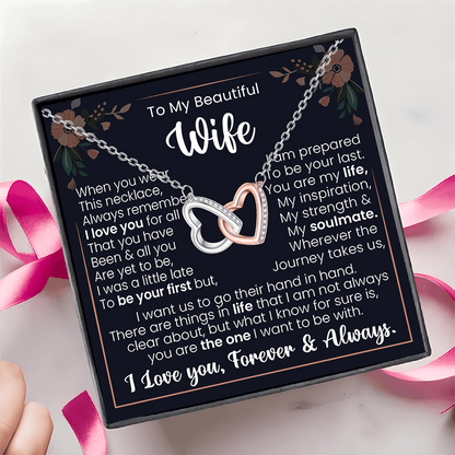 Heart-Shaped Necklace Gift Box Set – Husband's Forever Love Jewelry for Wife | Perfect Anniversary, Birthday, or Valentine's Day Gift