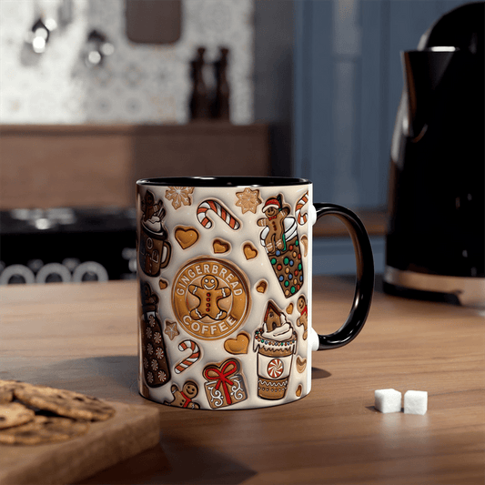 Festive 11oz Ceramic Coffee Cup: Holiday Gift, New Year Gift, Christmas Mug, Double-Sided Printing, Lovely Christmas Design, Suitable for Mom, Dad, Brother, Sister, and Friends - Color: Mixed, Material: Ceramic