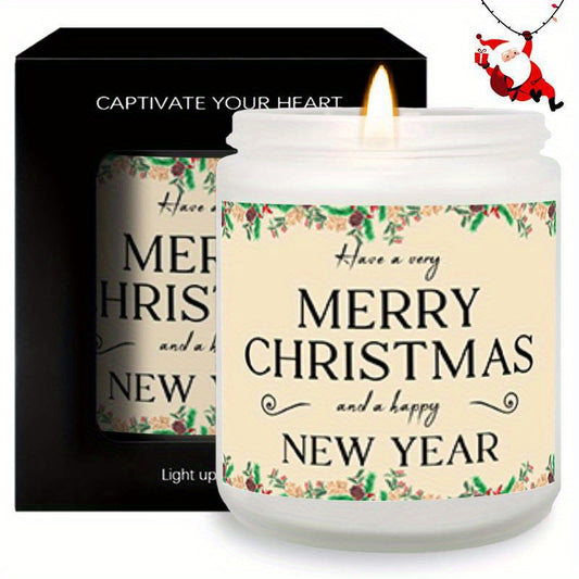 Merry Christmas Lavender Scented Candle – The Perfect Blend of Fun & Fragrance