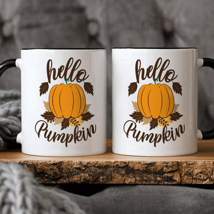 Funny Pumpkin Pattern Design Ceramic Coffee & Tea Mug – 11 oz