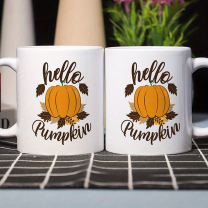 Funny Pumpkin Pattern Design Ceramic Coffee & Tea Mug – 11 oz