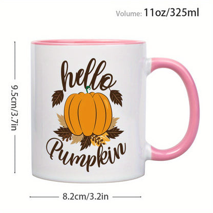 Funny Pumpkin Pattern Design Ceramic Coffee & Tea Mug – 11 oz