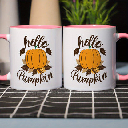 Funny Pumpkin Pattern Design Ceramic Coffee & Tea Mug – 11 oz