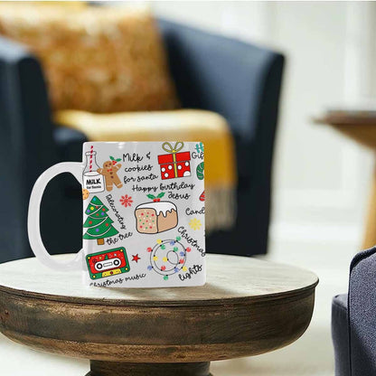 11oz Christmas Tree & Gifts 3D Funny Ceramic Coffee Mug – Inspirational Gift for Birthdays, Anniversaries, Festivals | Perfect for Parties, Creative Cups, Summer & Winter Drinkware