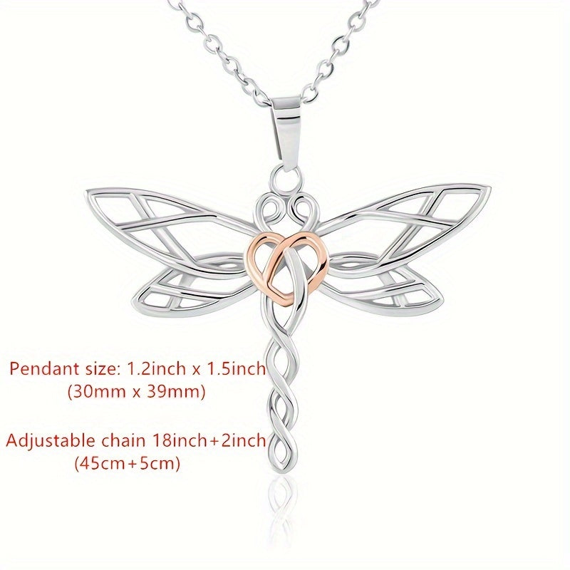 Dragonfly Necklace - A Heartfelt Gift for Big Sisters from Little Sisters, Perfect for Birthdays, Graduations & Christmas