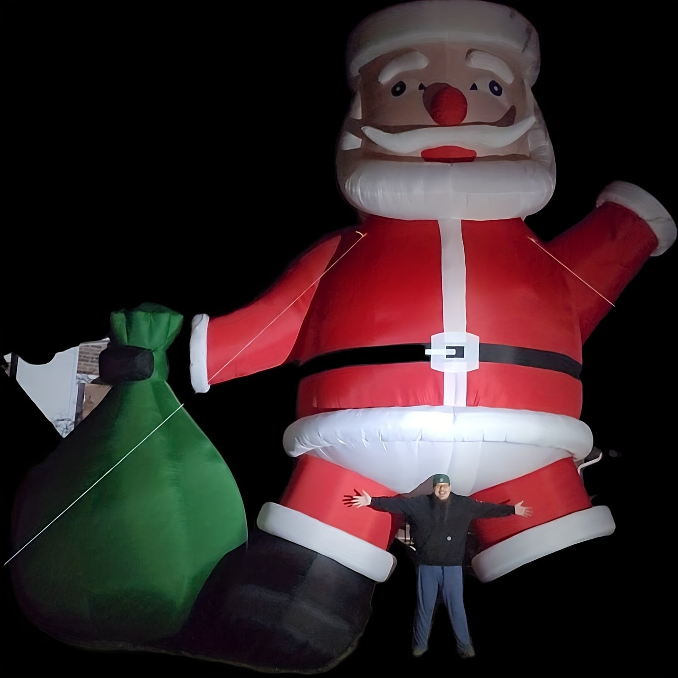 26ft Giant Inflatable Santa Claus - Premium Christmas Yard Decoration with Blower