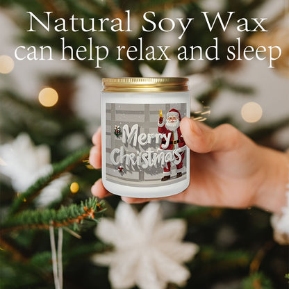 7oz Luxurious Soy Wax Candle - Richly Fragrant, Long-Lasting, Perfect for Christmas Gifts and Home Décor