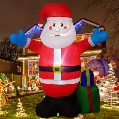 5ft Christmas Inflatable Santa Claus - Festive Blow-Up Holiday Decoration for Indoor/Outdoor Use