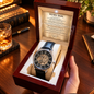 To My Dad From Your Son - Now I Understand - Openwork Automatic Watch