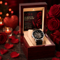 To My Love – I'd Choose You in Every Lifetime Openwork Automatic Watch