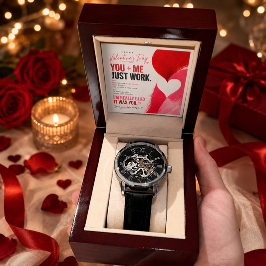 You + Me Just Work Valentine's Day Gift