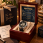 To My Brother – “I’ll Always Be in Your Corner” Openwork Automatic Watch From Sister