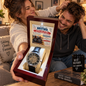 To My Brother – “Lucky to Have an Amazing Sister” Openwork Automatic Watch From Sister