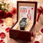 To My Favorite Person – “My Favorite Love Is Ours” Openwork Automatic Watch