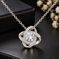 To My Wife – Lucky to Have You – Love Knot Necklace
