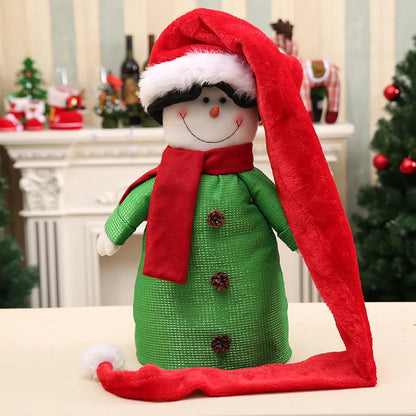 Plush Santa Claus Long Christmas Hat – For Adults & Children, Perfect for Christmas Parties