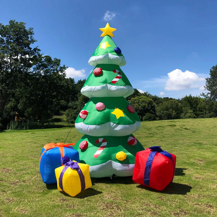 Giant Inflatable Christmas Tree – Glowing Outdoor Decoration with LED Lights