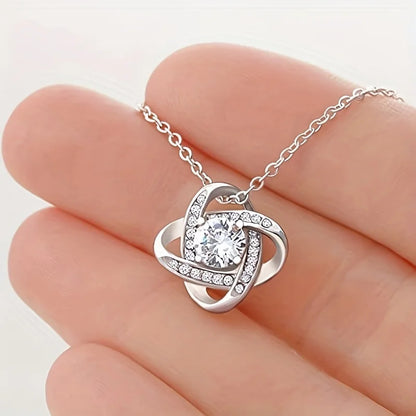 Elegant & Trendy Pendant Necklace: A Heartfelt Gift for Your Daughter with Meaningful Message Card