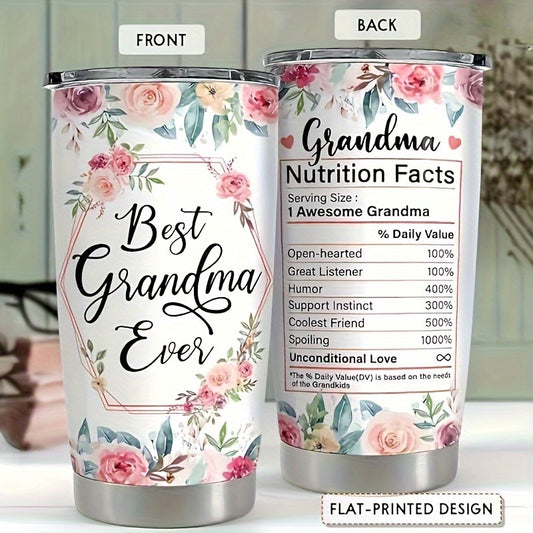 "Grandma's Favorite" 20oz Stainless Steel Insulated Tumbler | Perfect Gift for Grandma, Nana, or Mom