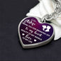 Gift for Wife – “Thank You for Bringing Joy to My Heart” Graphic Heart Keychain