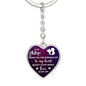 Gift for Wife – “Thank You for Bringing Joy to My Heart” Graphic Heart Keychain