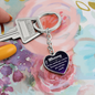Gift for Mom – “Mummy, To the World You May Be Someone” Graphic Heart Keychain