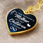 Gift for Mom (from Children) – “The Love Between a Mother and Her Children Is Forever” Graphic Heart Keychain