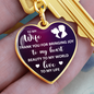 Gift for Wife – “Thank You for Bringing Joy to My Heart” Graphic Heart Keychain